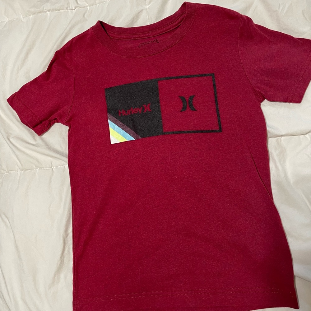 Hurley maroon boys tee